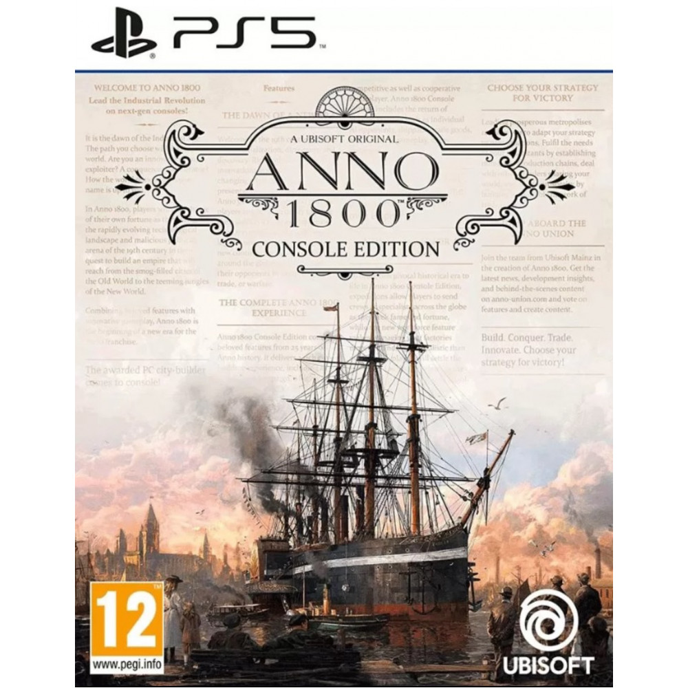 ANNO 1800 [PS5, русские субтитры]Б/У