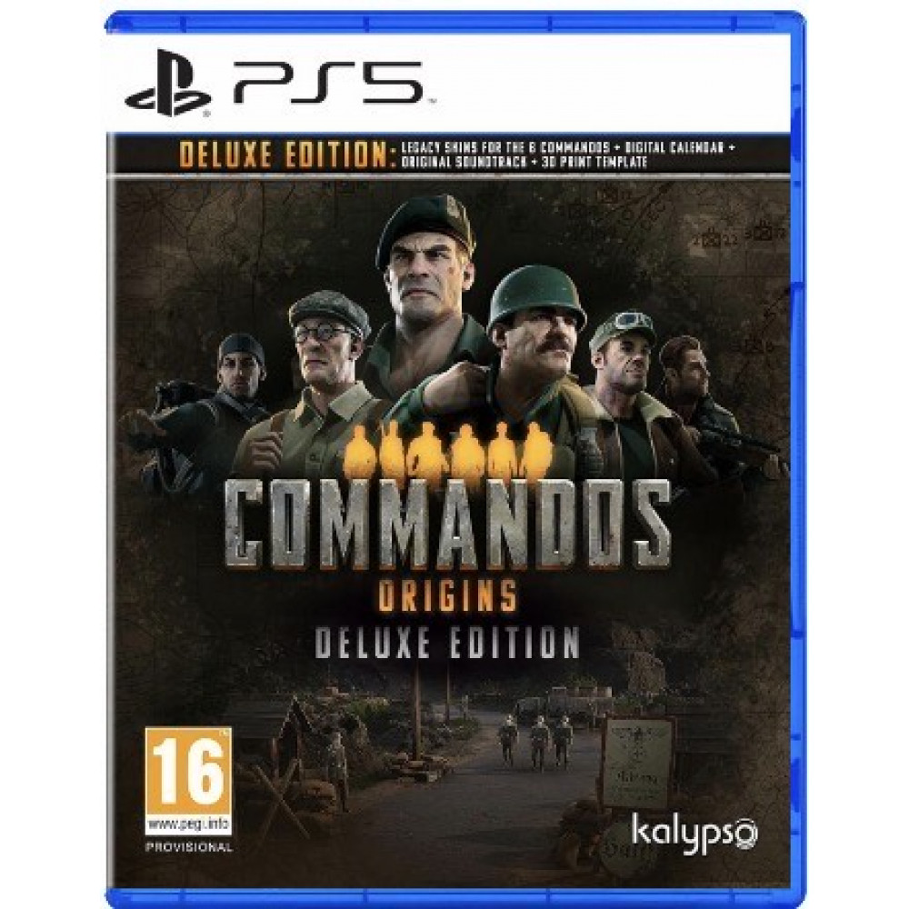 Commandos: Origins. Deluxe Edition [PS5, русские субтитры]Б/У