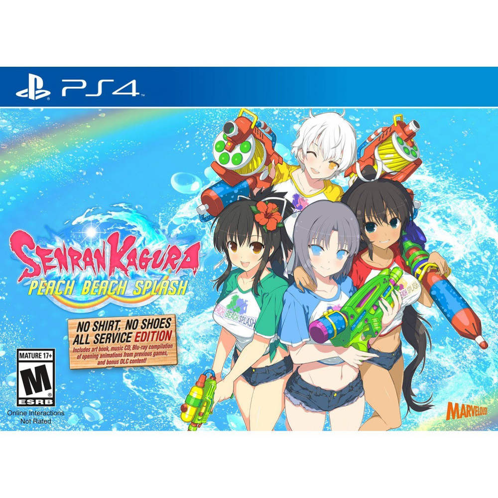 Senran Kagura: Peach Beach Splash - No Shirt, No Shoes, All Service Edition [PS4, английская версия]