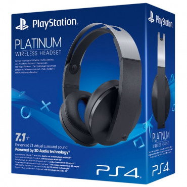 Наушники PlayStation Platinum Stereo Headset [для PS4, стерео 7.1, 3D-аудио,черный]