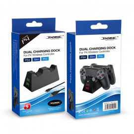 Зарядная станция PS4 Dual Charging Dock for Controllers Black TP4-19012 DOBE