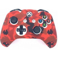 Чехол защитный XB One Silicon Case for Controller Camouflage Red